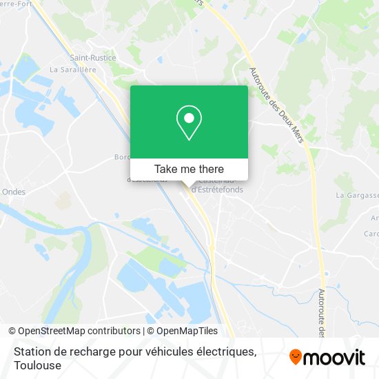 Station de recharge pour véhicules électriques map