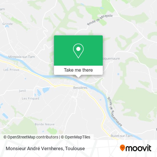 Monsieur André Vernheres map