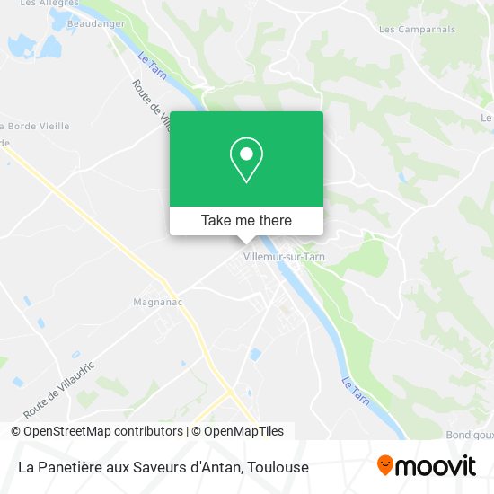 La Panetière aux Saveurs d'Antan map