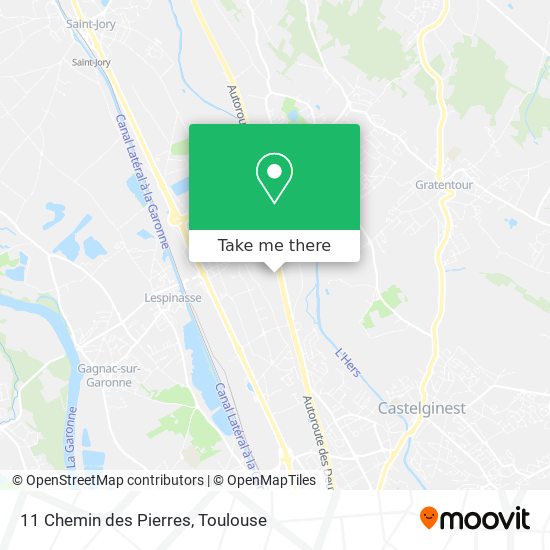 11 Chemin des Pierres map