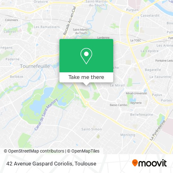 42 Avenue Gaspard Coriolis map