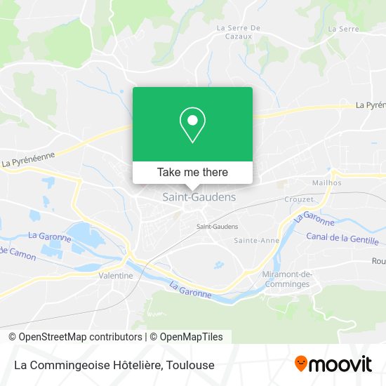 La Commingeoise Hôtelière map