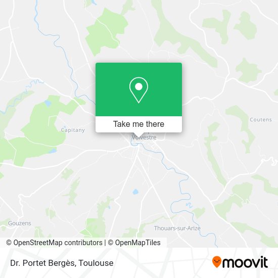 Dr. Portet Bergès map