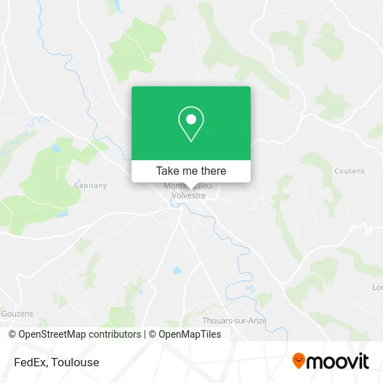 FedEx map