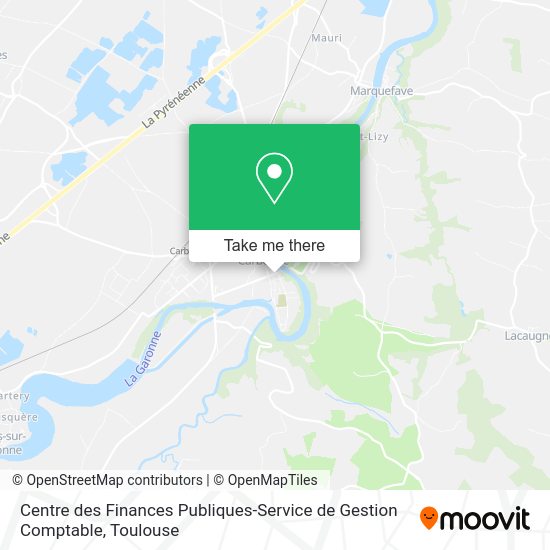 Centre des Finances Publiques-Service de Gestion Comptable map