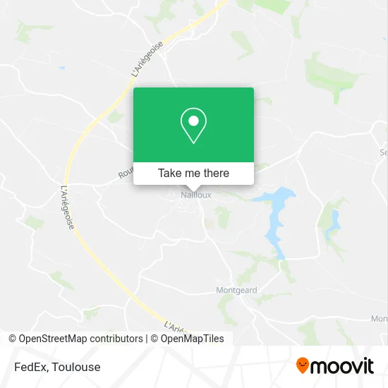 FedEx map