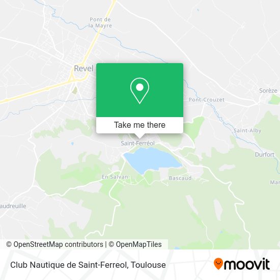 Club Nautique de Saint-Ferreol map