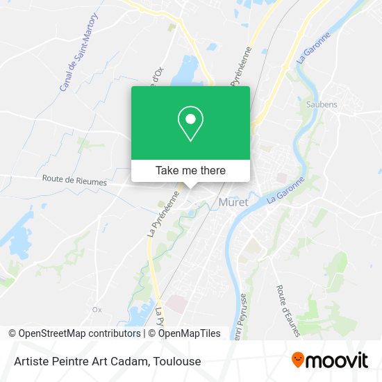 Artiste Peintre Art Cadam map