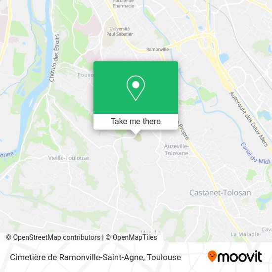 Cimetière de Ramonville-Saint-Agne map