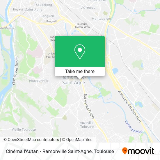 Cinéma l'Autan - Ramonville Saint-Agne map