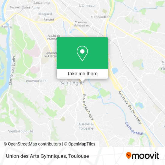 Union des Arts Gymniques map