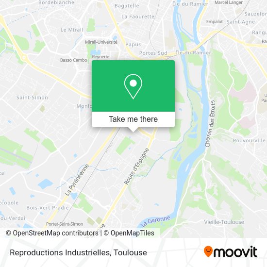 Reproductions Industrielles map