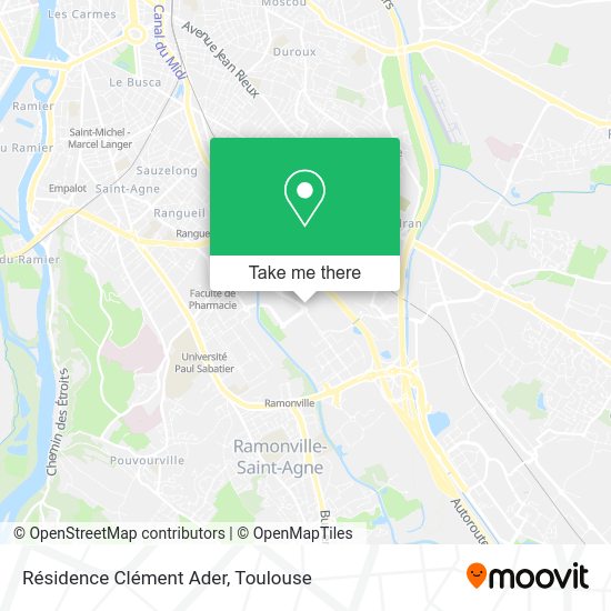 Résidence Clément Ader map