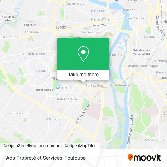 Ads Propreté et Services map