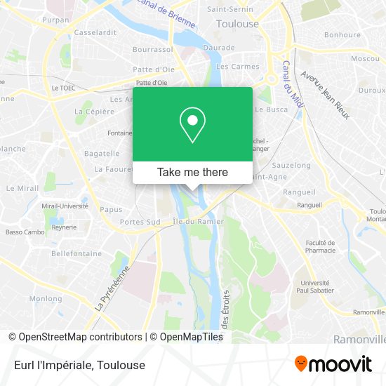 Eurl l'Impériale map