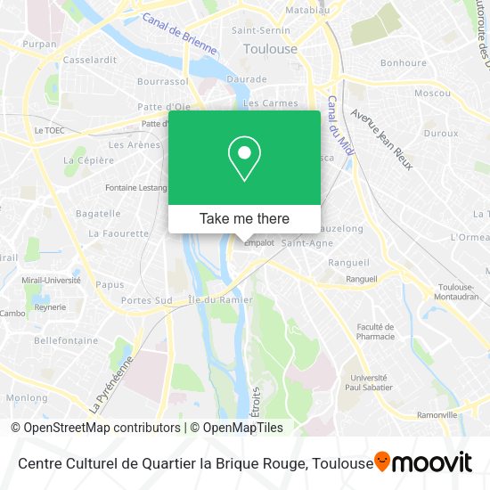 Centre Culturel de Quartier la Brique Rouge map