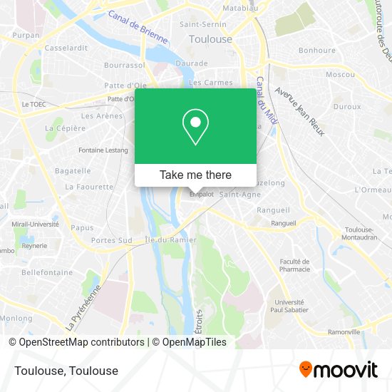 Toulouse map