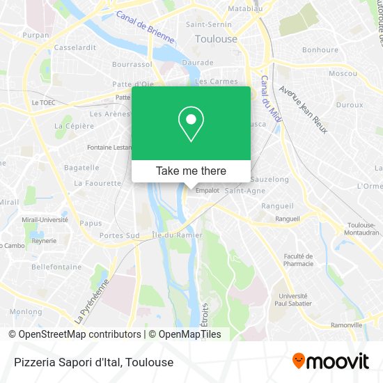 Pizzeria Sapori d'Ital map