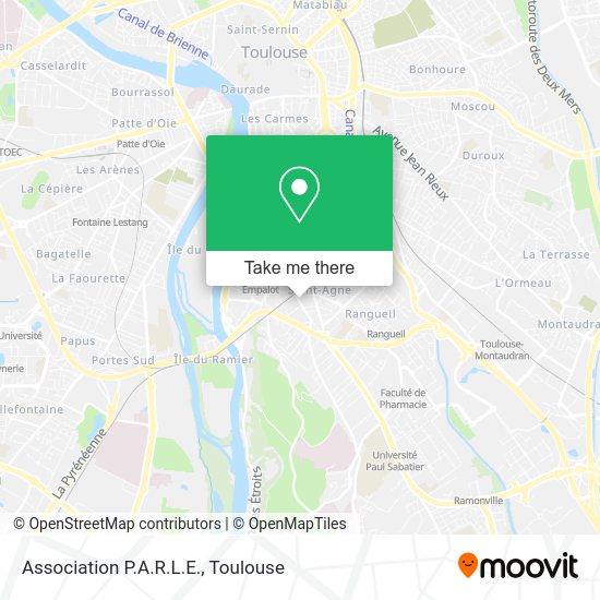 Association P.A.R.L.E. map