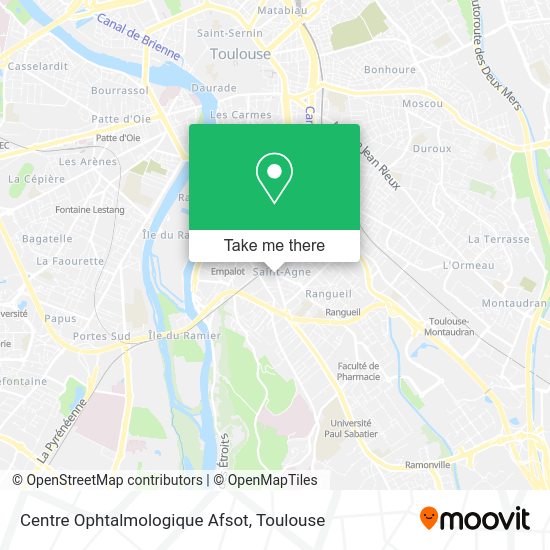 Centre Ophtalmologique Afsot map
