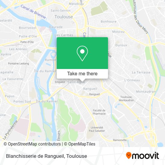 Blanchisserie de Rangueil map