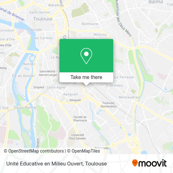 Unité Educative en Milieu Ouvert map
