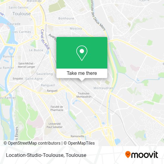 Location-Studio-Toulouse map