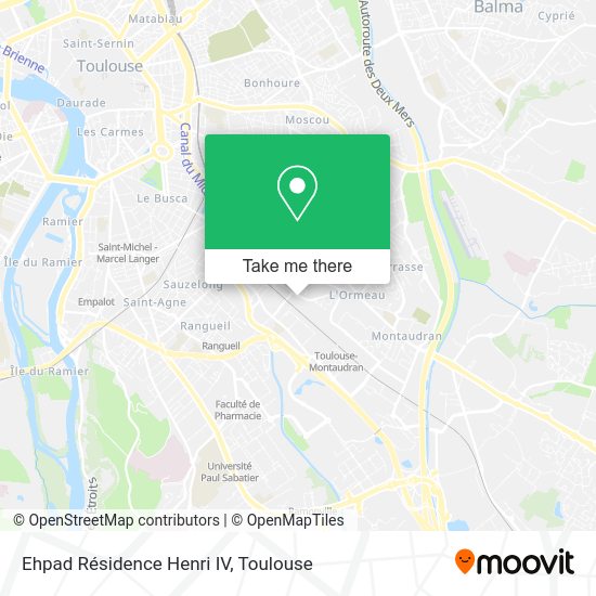 Ehpad Résidence Henri IV map