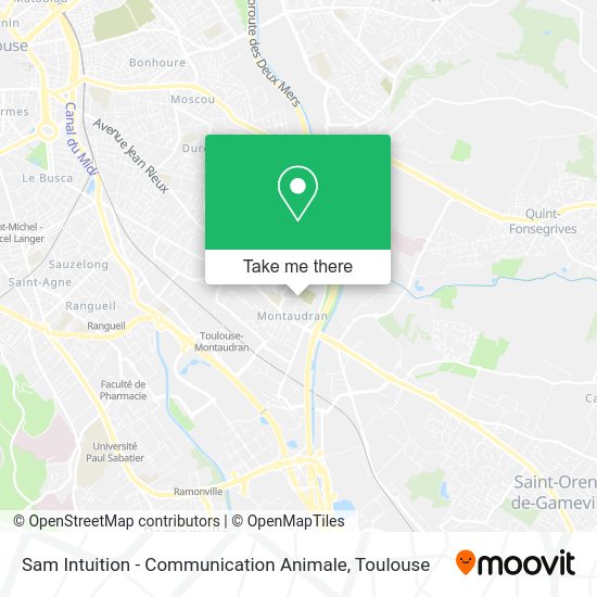 Sam Intuition - Communication Animale map