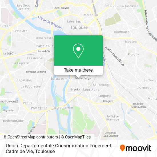 Union Départementale Consommation Logement Cadre de Vie map