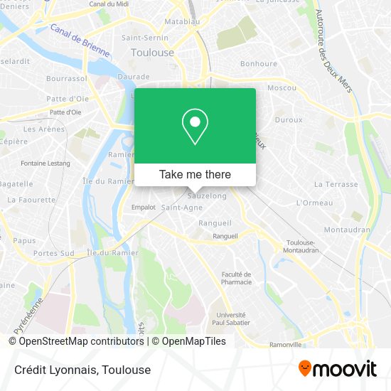 Crédit Lyonnais map