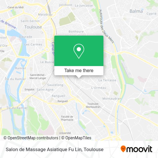 Salon de Massage Asiatique Fu Lin map
