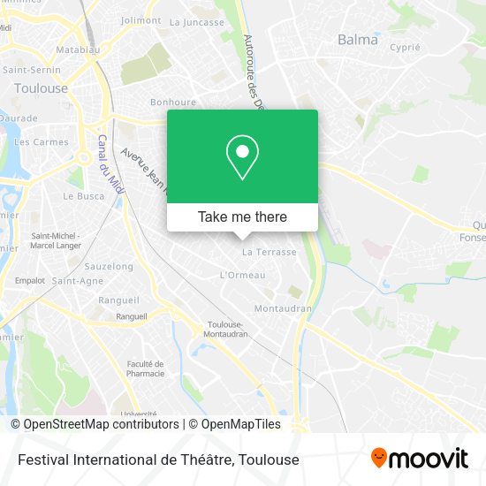 Festival International de Théâtre map