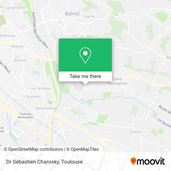 Dr Sébastien Charosky map
