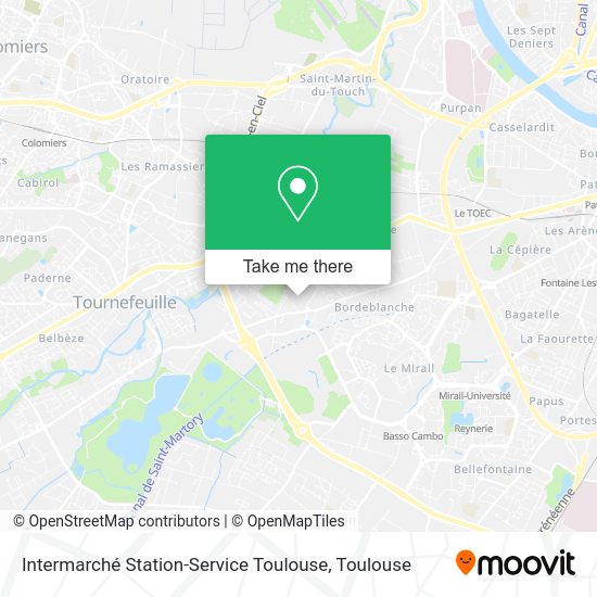 Intermarché Station-Service Toulouse map