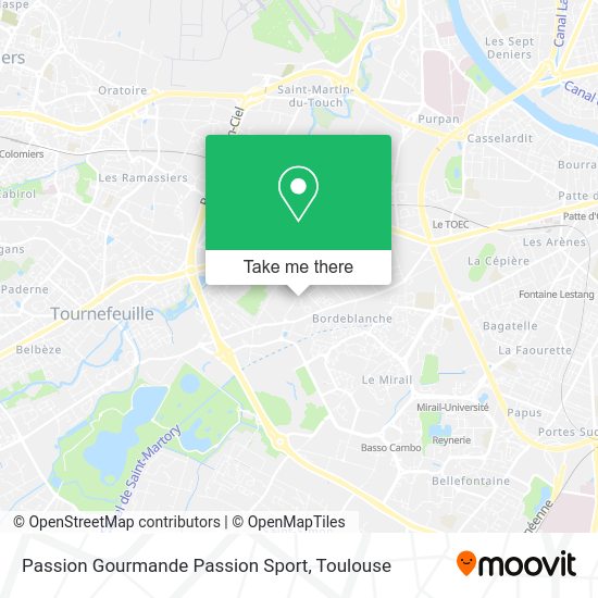 Passion Gourmande Passion Sport map