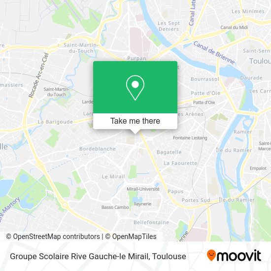 Groupe Scolaire Rive Gauche-le Mirail map