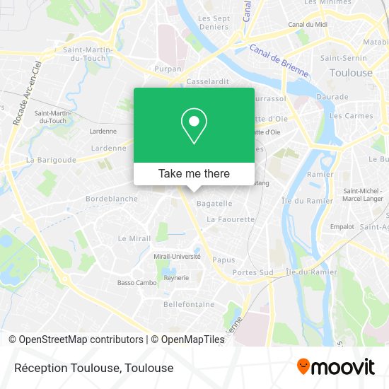 Réception Toulouse plan