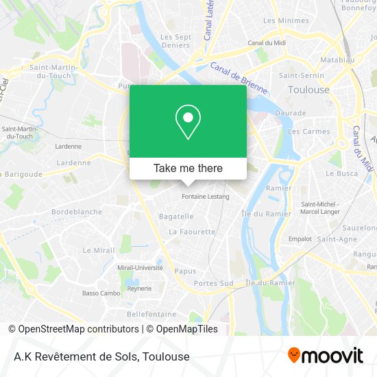 A.K Revêtement de Sols map
