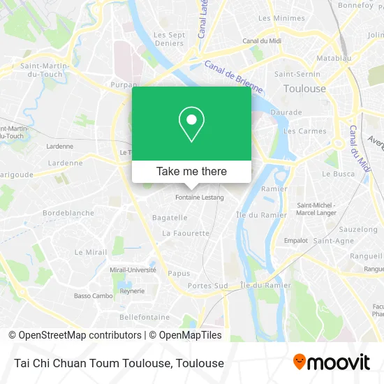 Tai Chi Chuan Toum Toulouse map