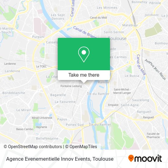 Agence Evenementielle Innov Events map