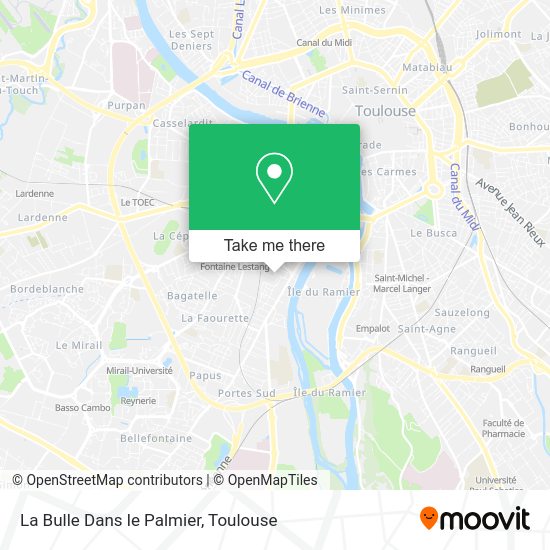 La Bulle Dans le Palmier map