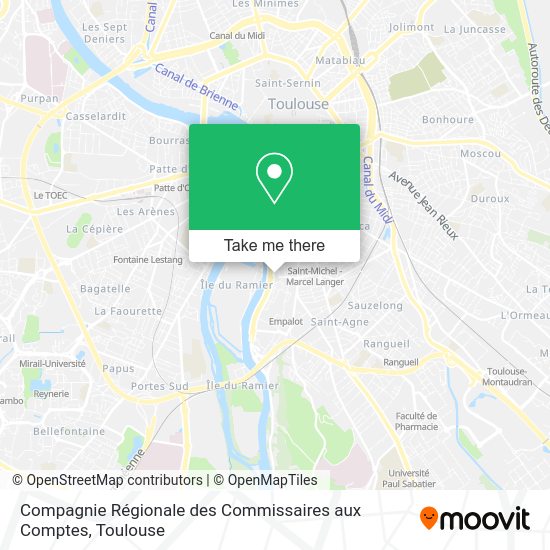 Compagnie Régionale des Commissaires aux Comptes map
