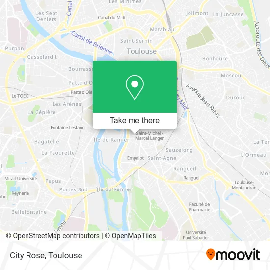 City Rose map