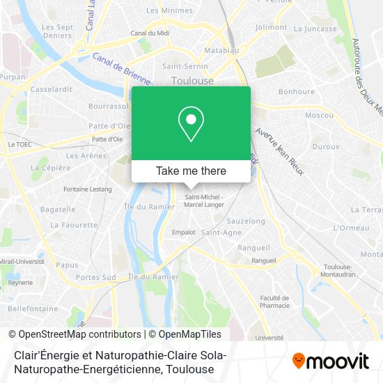 Clair'Énergie et Naturopathie-Claire Sola-Naturopathe-Energéticienne map