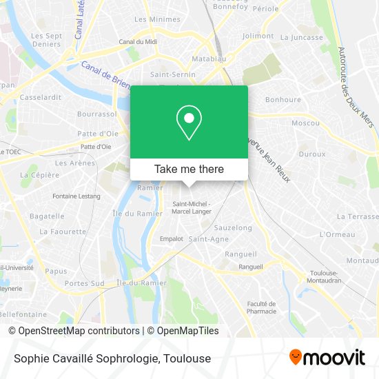 Sophie Cavaillé Sophrologie map