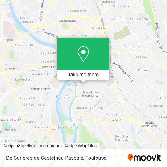 De Curieres de Castelnau Pascale map