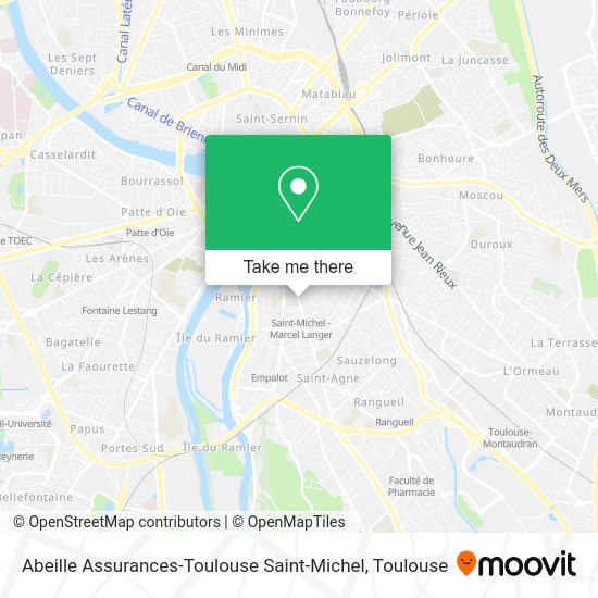 Abeille Assurances-Toulouse Saint-Michel map