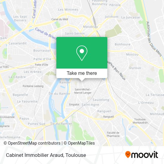 Cabinet Immobilier Araud map