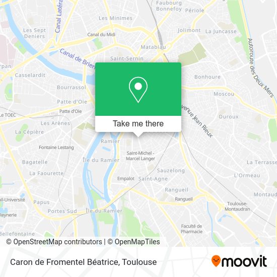 Caron de Fromentel Béatrice map